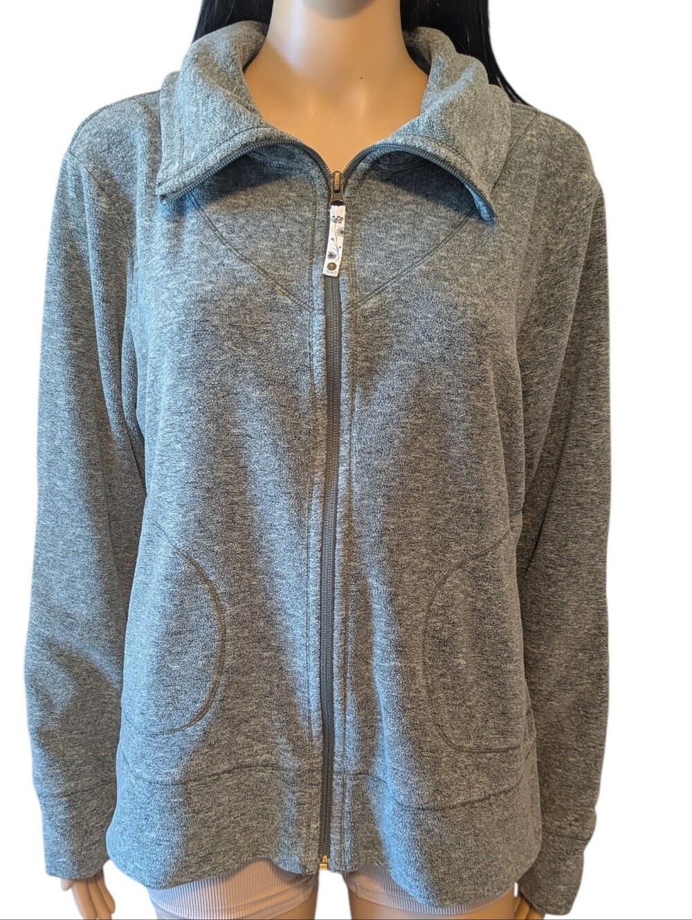 Lole Sage Green Fleece Full Zip